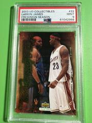 LeBron James #22 Basketball Cards 2003 UD Collectibles Freshman Season Prices