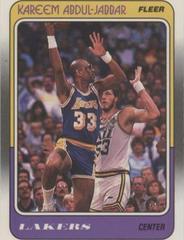 Kareem Abdul Jabbar #64 Basketball Cards 1988 Fleer Prices