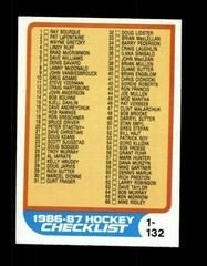 Checklist 1-132 #165 Hockey Cards 1986 O-Pee-Chee Prices