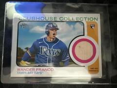Wander Franco #CCR-WF Baseball Cards 2022 Topps Heritage Clubhouse Collection Relics Prices