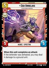 Zeb Orrelios [Hyperspace] Star Wars Unlimited: Spark of Rebellion Prices