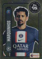 Marquinhos #145 Soccer Cards 2022 Topps Merlin Heritage 98 UEFA Prices