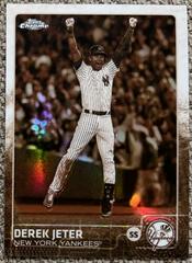 Derek Jeter [Sepia Refractor] Baseball Cards 2015 Topps Chrome Prices