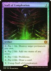 Staff Of Compleation [Foil] #242 Magic Phyrexia: All Will Be One Prices