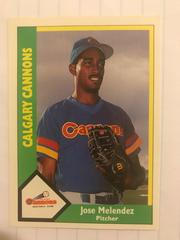 Jose Melendez #22 Baseball Cards 1990 CMC Calgary Cannons Prices
