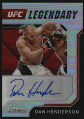 Dan Henderson Ufc Cards 2022 Panini Prizm UFC Legendary Signatures Prices