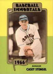 Casey Stengel #103 Baseball Cards 1980 Baseball Immortals Prices