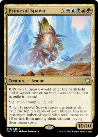 Primeval Spawn #13 Magic Dominaria United Commander