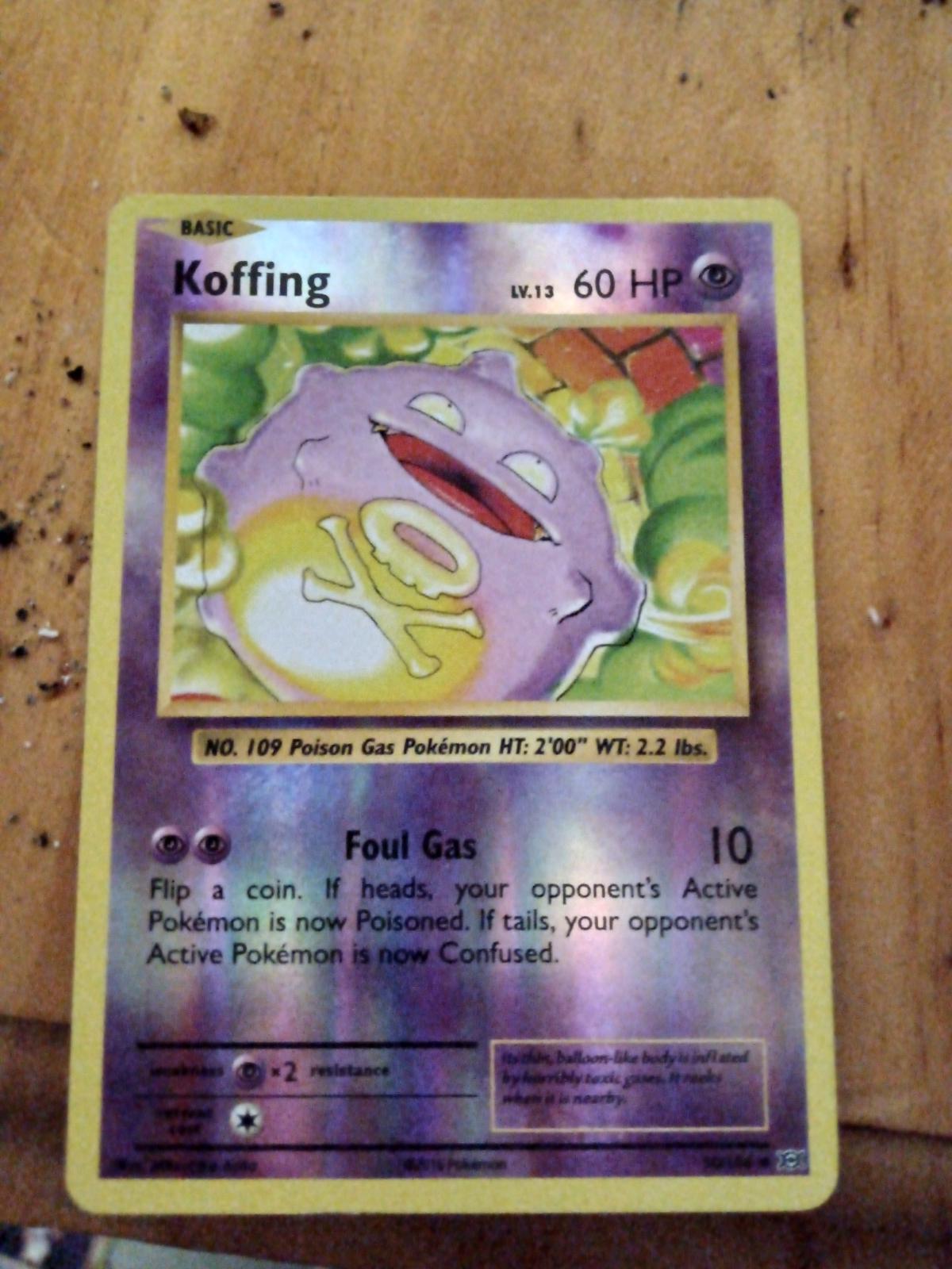 Koffing [Reverse Holo] Ungraded Pokemon Evolutions