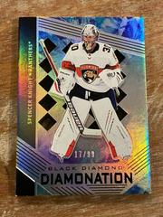 Spencer Knight #D-SK Hockey Cards 2021 Upper Deck Black Diamond Diamonation Prices