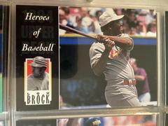 Lou Brock [All Time Heroes] #220 Baseball Cards 1994 Upper Deck All Time Heroes Prices
