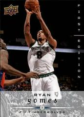 Ryan Gomes Basketball Cards 2008 Upper Deck First Edition Prices