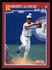 Roberto Alomar Baseball Cards 1991 Score Traded Prices
