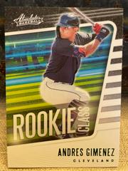 Andres Gimenez Baseball Cards 2021 Panini Absolute Rookie Class Prices