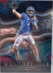 Sam Howell Football Cards 2022 Panini Select Draft Picks Unstoppable Prices