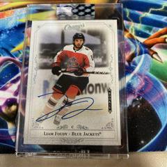 Liam Foudy Hockey Cards 2020 Upper Deck Clear Cut Champs Autographs Prices