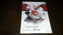 Matthew Lombardi Hockey Cards 2003 SP Authentic Prices