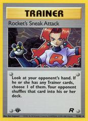 Rocket's Sneak Attack [1st Edition] Pokemon Team Rocket Prices