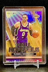 Russell Westbrook #10 Basketball Cards 2021 Panini Recon Hall Hopefuls Prices