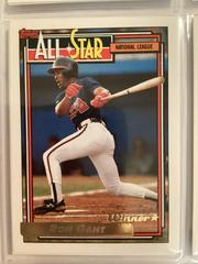 Ron Gant [Winner] #391 Baseball Cards 1992 Topps Gold Prices