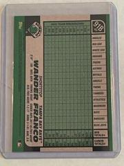 Back | Wander Franco [Chrome] Baseball Cards 2021 Bowman 1991