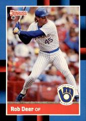 Rob Deer #274 Baseball Cards 1988 Donruss Prices