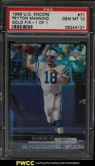 Peyton Manning [F/X] #71 Football Cards 1999 Upper Deck Encore Prices