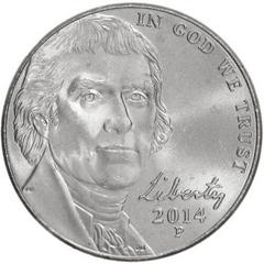 2014 P Coins Jefferson Nickel Prices