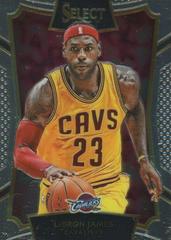 LeBron James #47 Basketball Cards 2015 Panini Select Prices
