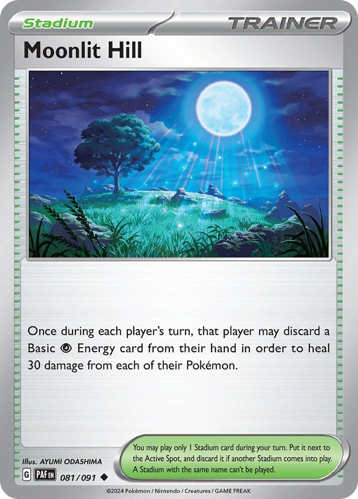 Moonlit Hill 81 Prices Pokemon Paldean Fates Pokemon Cards