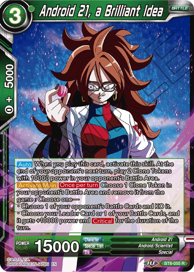 Android 21, a Brilliant Idea BT8-055 Dragon Ball Super Malicious Machinations