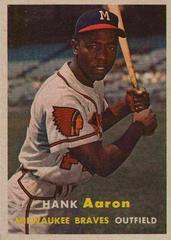 Hank Aaron #20 Baseball Cards 1957 Topps Prices