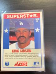 Kirk Gibson #30 Baseball Cards 1989 Score Superstars Prices
