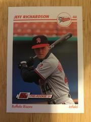 Jeff Richardson #43 Baseball Cards 1991 Impel Line Drive Prices