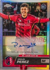 Miguel Perez [Autograph Refractor] #102 Soccer Cards 2023 Topps Chrome MLS Prices