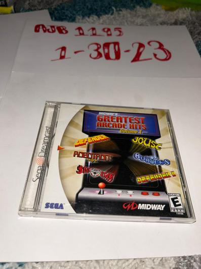 Midway's Greatest Arcade Hits Volume I | Item, Box, and Manual | Sega ...