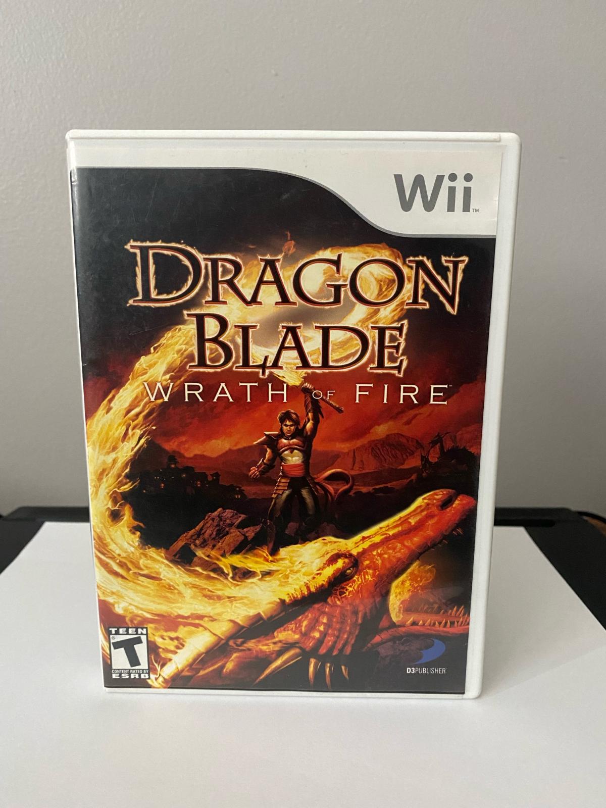 Dragon Blade Wrath Of Fire | Item, Box, and Manual | Wii