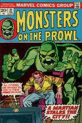 Monsters on the Prowl #21 (1973) Comic Books Monsters on the Prowl Prices
