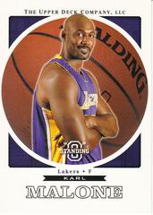 Base | Karl Malone Basketball Cards 2003 Upper Deck Standing O
