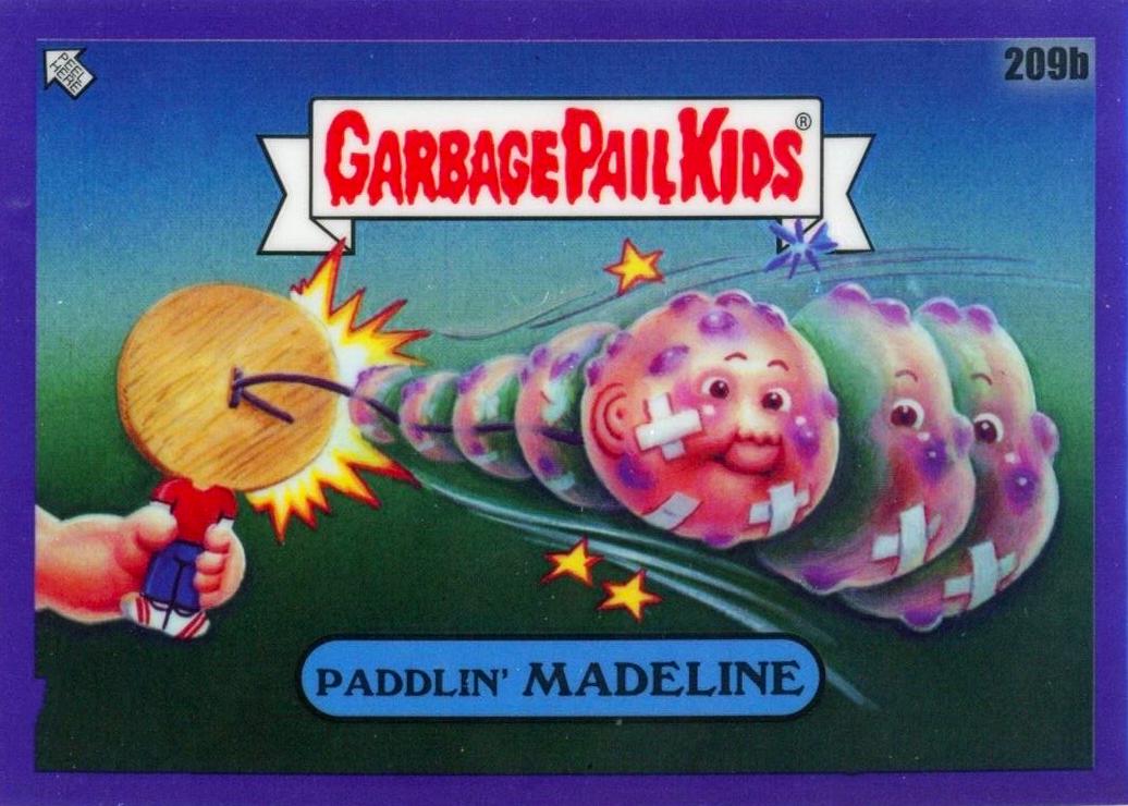 Paddlin' MADELINE [Purple] #209b 2023 Garbage Pail Kids Chrome