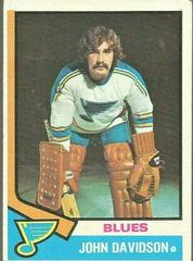 John Davidson #11 Hockey Cards 1974 Topps Prices