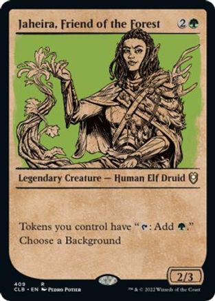 Jaheira, Friend of the Forest [Showcase] #409 Magic Commander Legends: Battle for Baldur's Gate