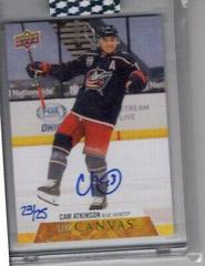 Cam Atkinson #CS-CA Hockey Cards 2020 Upper Deck Clear Cut Canvas Signatures Prices