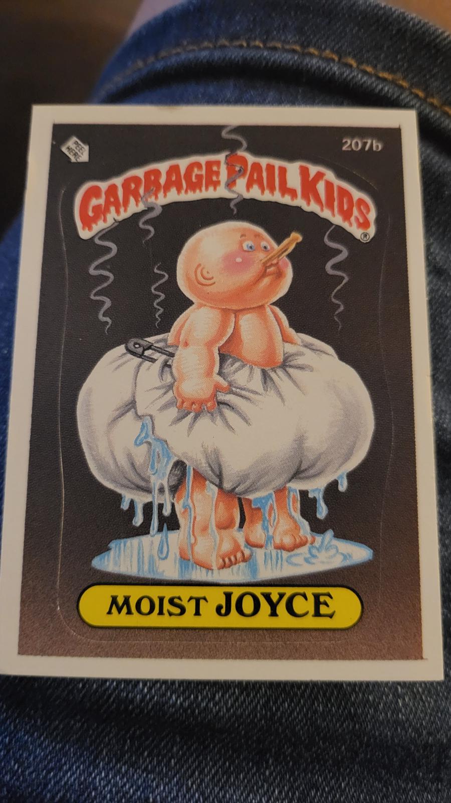 Moist JOYCE #207b Prices | 1986 Garbage Pail Kids | Garbage Pail Cards