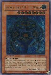 Arcana Force XXI - The World [Ultimate Rare 1st Edition] YuGiOh Light of Destruction Prices