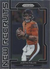 Justin Fields #NR-4 Football Cards 2021 Panini Prizm New Recruits Prices