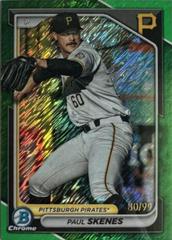 Paul Skenes [Green] #BCP-125 Baseball Cards 2024 Bowman Chrome Prospect Prices