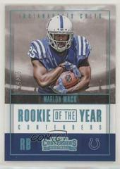 Marlon Mack [Platinum] Football Cards 2017 Panini Contenders Rookie of the Year Prices