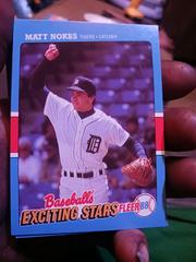 Matt nokes Baseball Cards 1988 Fleer Exciting Stars Prices