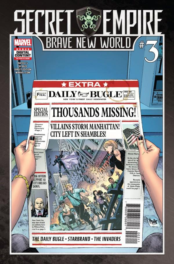 Secret Empire: Brave New World #3 (2017) Comic Books Secret Empire: Brave New World